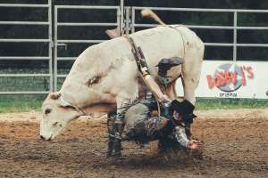 Carousel Farms Rodeo 2014 (part 2) bull riding and barrel racing